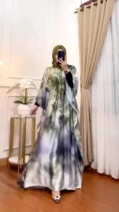 Pakaian Wanita Muslim//Baju Dress Muslim//Gamis Dress Trend Kekinian