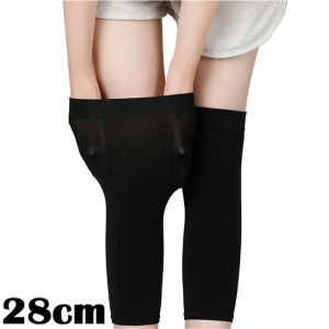 Chân đàn hồi cao ấm áp thể thao tất cao đến đầu gối thoáng khí mùa hè cotton Miếng đệm đầu gối hỗ trợ tay áo mùa đông khớp vớ dài bảo vệ chống lạnh
