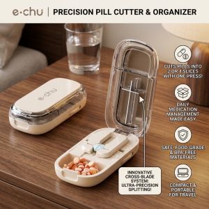 Portable Quarter Accurate Dispenser Pill Cutter Quarter Dispenser Pill Boxes