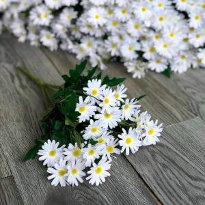 Cụm hoa cúc họa mi cao cấp nhập khẩu trang trí ngôi nhà bạn-Hoa Giả