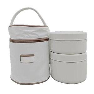 Thermal Insulated Titaniums Meal Preps Container Set For Students With 2 Layer Design And Secure Locking System