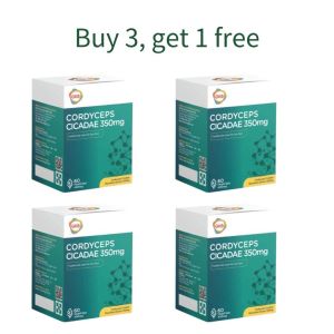 Buy 3 get 1 free exclusive offer【Buy 3 get 1 free】GKB Golden Cicada Flower 350mg Vegetarian Capsules 60 pieces Eye Care Supplement to Relieve Dry Eyes and Fatigue EXP2028 Limited-Time Flash Sale