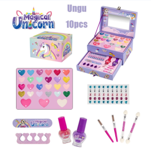Permainan Berpura-pura Untuk Anak-Anak/Perlengkapan Rias/Makeup Playset Untuk Hadiah Anak-Anak/mainan Make Up/Makeup Playset Untuk Hadiah Anak-Anak/mainan Mekap Anak Perempuan