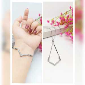 GELANG TITANIUM MODEL SERUT VARIASI ANTI LUNTUR & ANTI KARAT (COD)