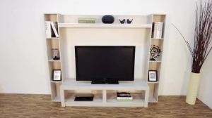 HOMEXL Tv Cabinet/Kabinet Tv Up to 65inch/Tv Cabinet With Side Storage（COD）