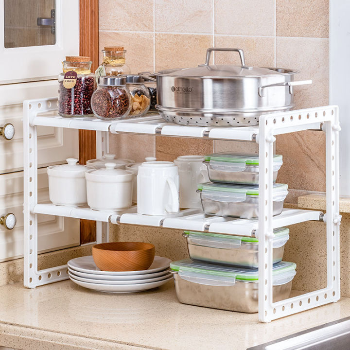 Under Sink Organizers And Storage,2-Layer Expandable Under Sink ...