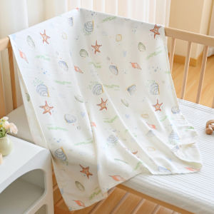 Bamboo Fiber Baby Blanket Cover Summer Cool Kindergarten Thin Air Conditioning Blanket Small Quilt