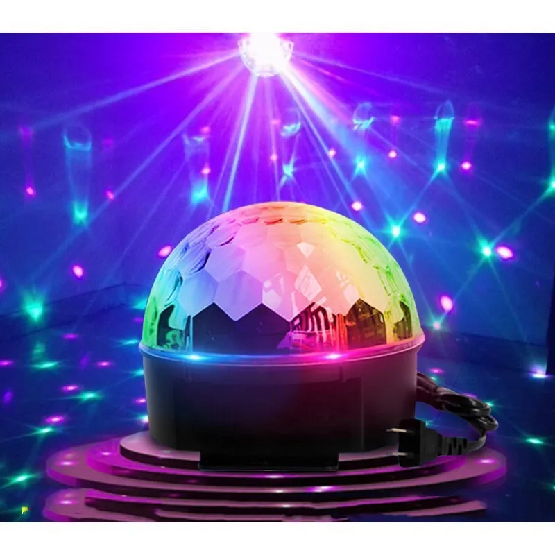 Crystal Magic Ball Light with Bluetooth Speaker Remote Control