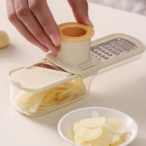 New 3in1 Multifunctional Garlic Ginger Grinder/Home Kitchen Slicer/All Grinder Manual/ with non-slip