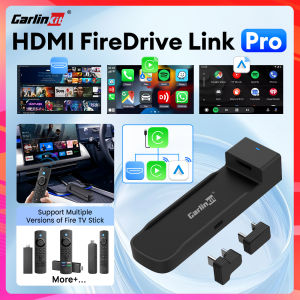CarlinKit FireDrive Link Pro For Fire TV Stick Support Wireless CarPlay Android Auto HDMI TV Streaming Box Car Entertainment Box