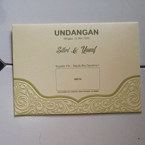 COD (50 pcs) Undangan Pernikahan Paket Lengkap Mewah Harga Paling Murah