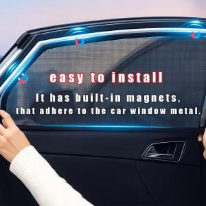 Magnetic Car Window Sunshades for 2009 2015 Lexus RX Easy Installation Heat Insulation & UV Protection Side Window Mesh Blinds Breathable Privacy Screen