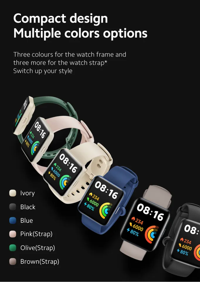 Redmi Smart Band Pro, Redmi Watch 2 Lite With Colour Display, SpO2