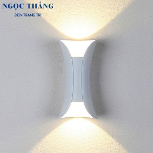 Đèn Led treo tường hắt tường trang trí ngoài trời trong nhà Led 10W VNT050A màu trắng Ngọc Thắng