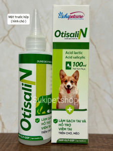 OTISALIN - 100ml - NƯỚC RỬA TAI LÀM SẠCH HỖ TRỢ CẢI THIỆN CÁC VẤN ĐỂ Ở TAI NGOÀI CỦA CHÓ MÈO