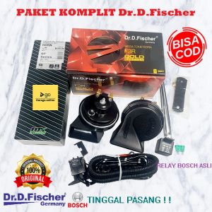 Klakson Keong Dr D Fischer F3R GOLD EDITION 12V Untuk Mobil & Motor Original