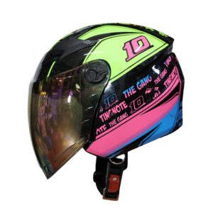 Mũ Bảo Hiểm 3/4 Royal M268 2 Kính Tem Rùa 46 - HoangTrongStore