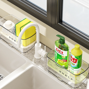 ทนทานและทนทาน ชั้นเก็บของ ชั้นวางอ่างล้างจาน แห้งและเรียบร้อย กันน้ำและกันความชื้น พื้นที่เก็บข้อมูลเสริม มัลติฟังก์ชั่น ชั้นวางท่อระบายน้ำอ่างล้างจาน ชั้นวางท่อระบายน้ำในครัว