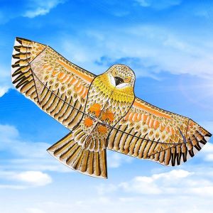 angchi layang layang Interesting Game Novelty Garden Interactive Toys Outdoor Sports Polyester Gift For Children Easy Fly Flying Bird Kite Kids Toys Flat Eagle Kite Flying Toys