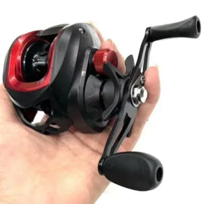 Máy Câu Ngang Gồm Tay Trái Tay Phải Chất Liệu Bán Kim Loại Dùng Câu Lure mồi giả Lăng Xê-green fiishing
