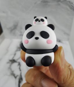 Penghapus Kertas Tulisan Lucu Murah Berkualitas Karakter Panda 3D Bersih Eraser