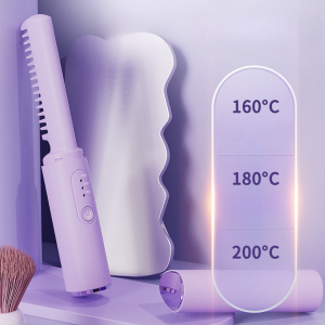 SISIR PELURUS RAMBUT LISTRIK PELURUS RAMBUT ISI ULANG PEMANAS PANAS SISIR PENGERITING STYLER PELIRUS