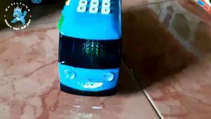Mainan Bis Besar TAY0 batrei nyala dan bunyi mobil mainan anak bump & go puzzle