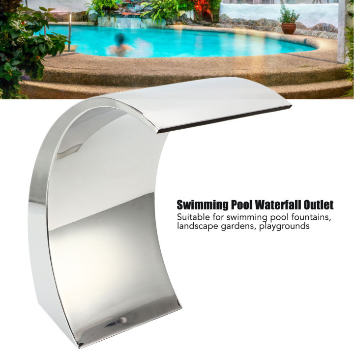 Swimming Pool Waterfall Outlet High Strength Swimming Pool Waterfall ...