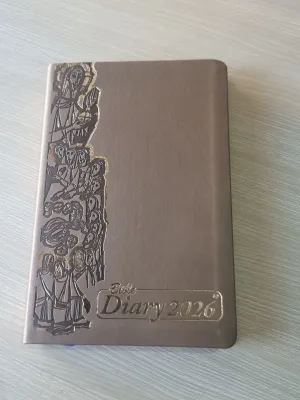 2026 Bible Diary 365-day Catholic Devotional /Colored Pages / Classic Design / Code:CF01