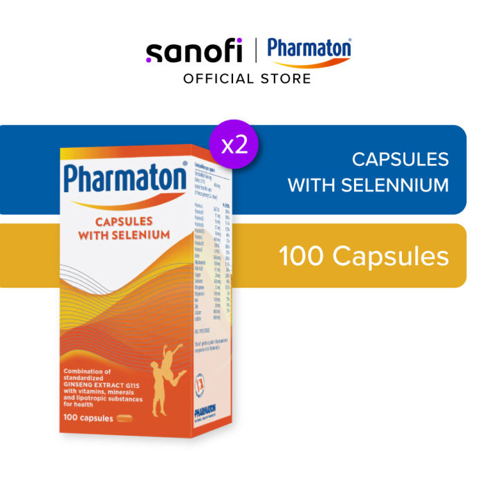 [Bundle of 2] Pharmaton Multivitamin Capsule for Energy and Stamina