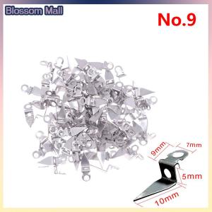 [Blossom] 100 PCS 3D kênh thư treo tai thép không gỉ kim loại Đăng cài đặt sửa chữa phụ tùng phần cứng quảng cáo