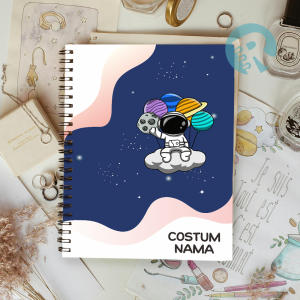 Notebook Softcover A5 Buku Catatan Garis/Polos planet