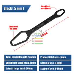KUNCI RING PAS UNIVERSAL DOUBLE HEAD PENGENCANG GANDA 8 -24 MM