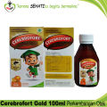 CEREBROFORT GOLD Vitamin Otak Suplemen Anak Rasa Jeruk dan Strawberry. 