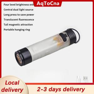 [COD] AqToCna Ship within 24 hours Hat Clip Light Flashlights For Outdoor Night Sport Hands Release Pocket Caps Lamp Rechargeable Clip On Light