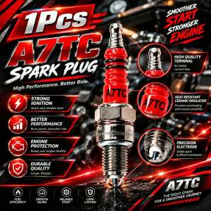 KAWASAKI KLX 150 150L - Spark Plug A7TC C7HSA CC9N for Motorcycle Premium Quality Fuel Efficient 1Pcs