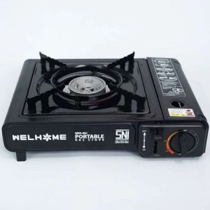 Welhome Kompor Gas Portable1 Tungku 2 in 1 Gas Elpiji dan Gas Kaleng SNI - WKP001