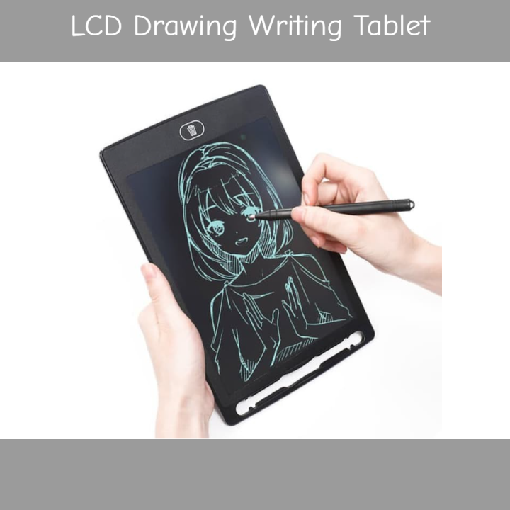 LCD Drawing Writing Tablet 8.5 inch Mainan Anak Model Papan Tulis / LCD