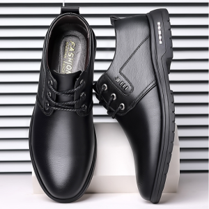 Brand GenGeGo (Cash on Delivery) Fashion Soft Business Mens Leather Shoes PU Leather Office Casual Shoes Mens Dress Shoes & Oxford