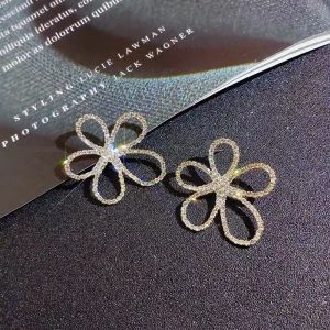 ems fashion hypoallergenic Korean Elegant Diamond Pearl Earrings Fashion Simple Earrings