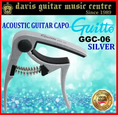 Guitto Acoustic Guitar Capo Sliver GGC-06