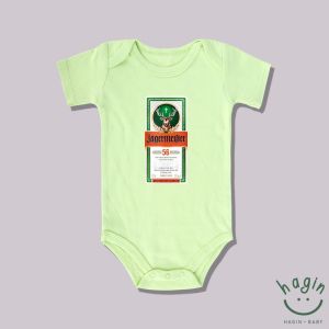 Haginbaby Food Theme Liquor Brand Baby Onesies Baby Clothes Monthly Milestone Romper