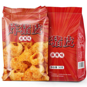 Fried Pork Skin Spicy Crispy Instant 150g 300g 油炸猪皮