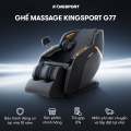 [Miễn phí lắp đặt] Ghế massage KINGSPORT G77 New màu sắc hiện đại, tích hợp điều khiển bằng giọng nói, khung ghế rộng rãi và thoải mái. 