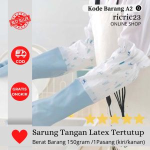 SARUNG TANGAN KARET LATEX UNTUK RUMAH TANGGA CUCI PIRING CUCI BAJU CELANA PAKAIAN PEKERJAAN KEBUN BAHAN KUAT