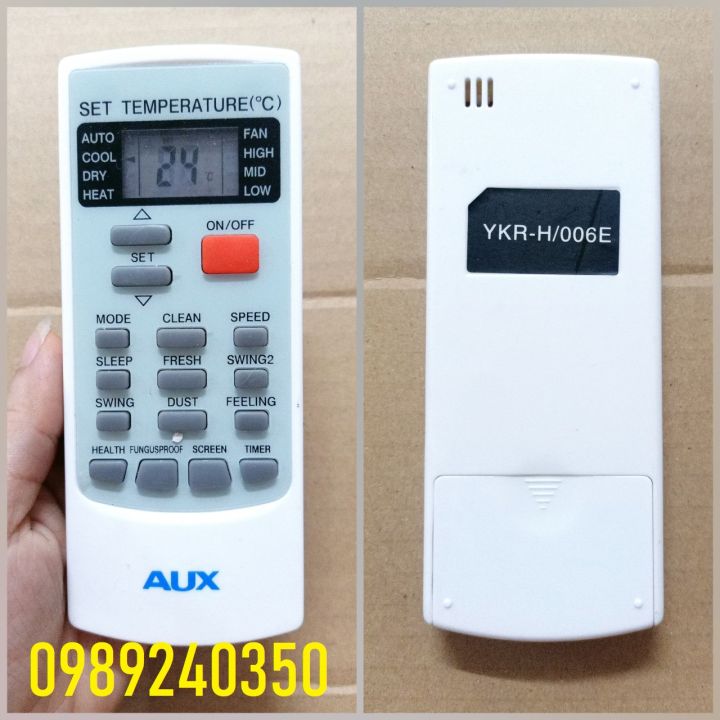 Remote Điều khiển điều hòa máy lạnh AUX 1 chiều 2 chiều Điều Khiển