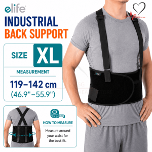 Elife Industrial Back Support Belt | Heavy Lifting Lumbar Support Brace