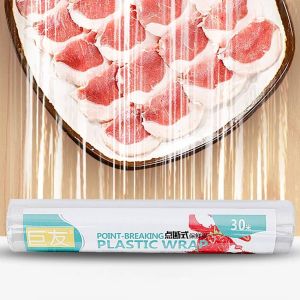 Cling Wrap Dispenser Plastik Film Makanan Sliding Cutter Holder Food Wrapping Alumunium Foil Baking