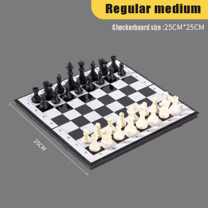 Magnetic Chess Board Foldable Chess Set Puzzle Entertainment Kids Game International Chess Table Game Christmas Gift Ideas
