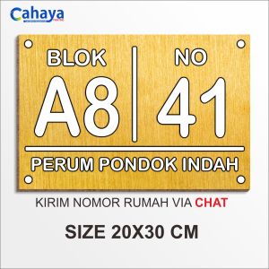 HIASAN DINDING BLOK NOMOR RUMAH HIASAN PINTU DEKORASI PAJANGAN RUMAH RUANG TAMU KAYU MDF C78